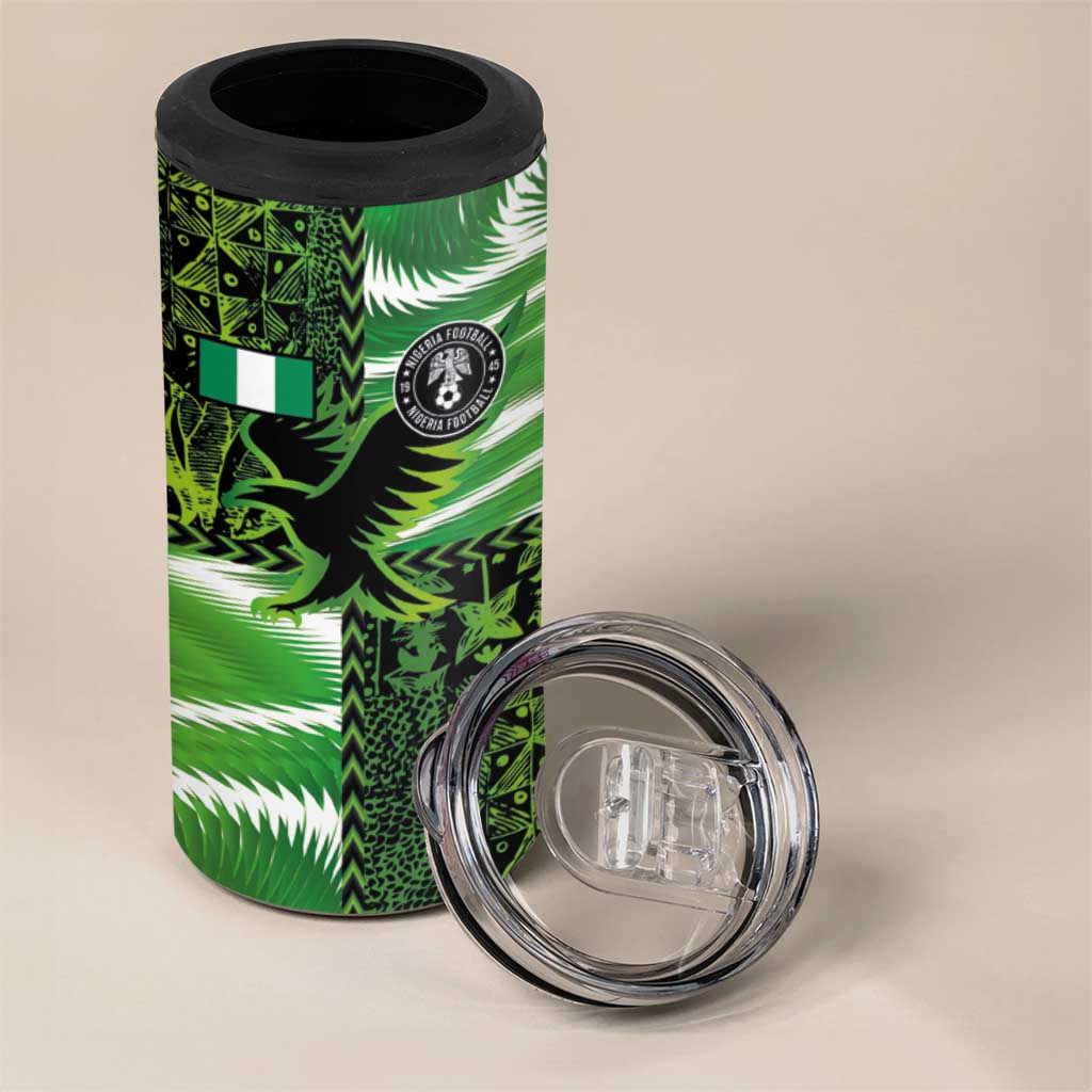 Nigeria Football Custom 4 in 1 Can Cooler Tumbler Super Eagles-Africa Spirit - African Pride