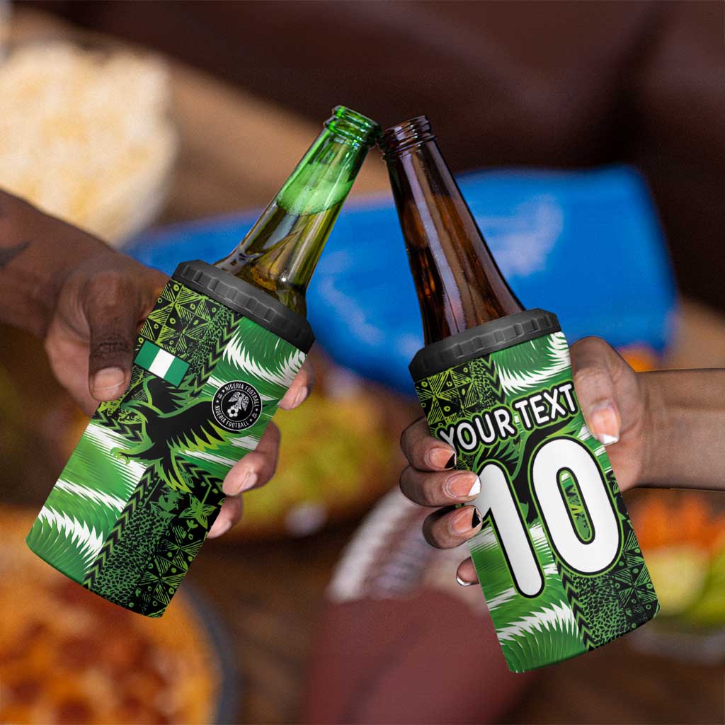 Nigeria Football Custom 4 in 1 Can Cooler Tumbler Super Eagles-Africa Spirit - African Pride