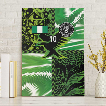 Nigeria Football Custom Canvas Wall Art Super Eagles-Africa Spirit - African Pride