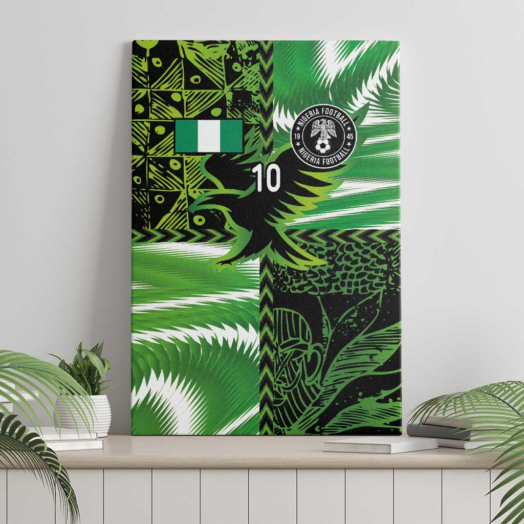 Nigeria Football Custom Canvas Wall Art Super Eagles-Africa Spirit - African Pride