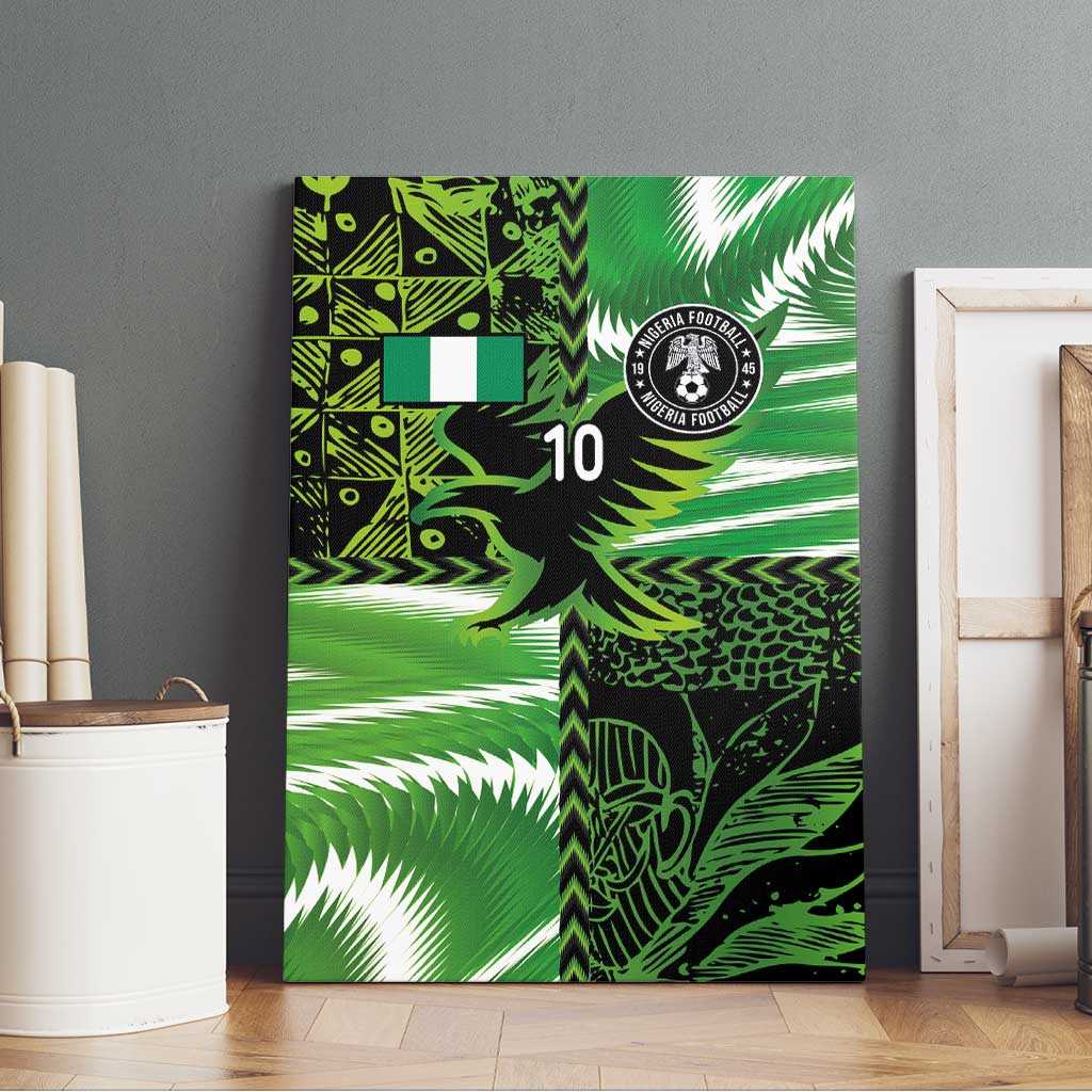 Nigeria Football Custom Canvas Wall Art Super Eagles-Africa Spirit - African Pride