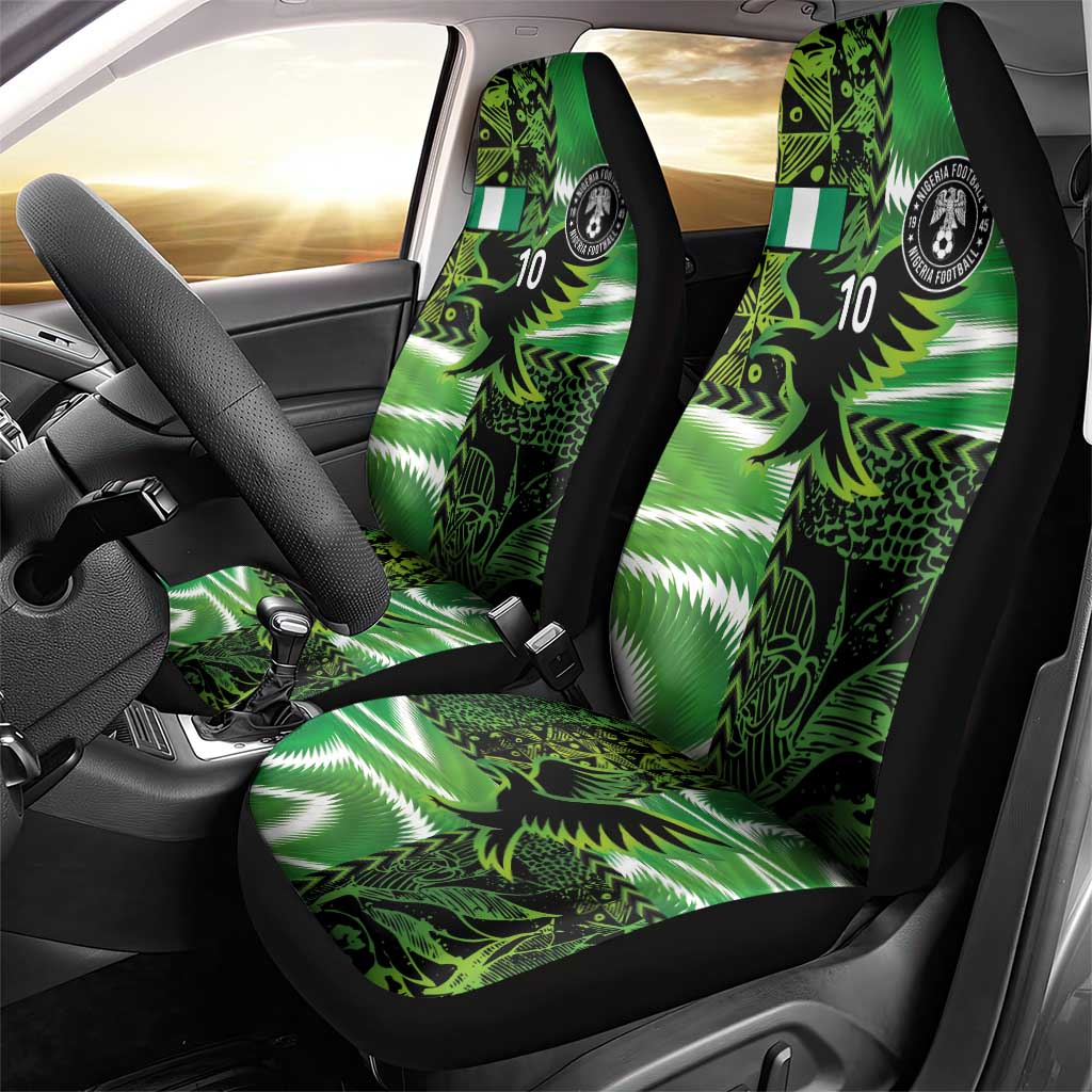 Nigeria Football Custom Car Seat Cover Super Eagles-Africa Spirit - African Pride