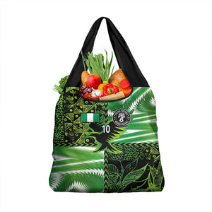 Nigeria Football Custom Grocery Bag Super Eagles-Africa Spirit - African Pride