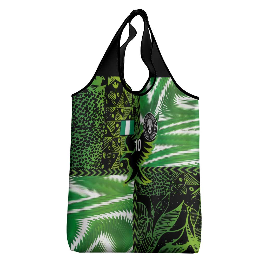 Nigeria Football Custom Grocery Bag Super Eagles-Africa Spirit - African Pride