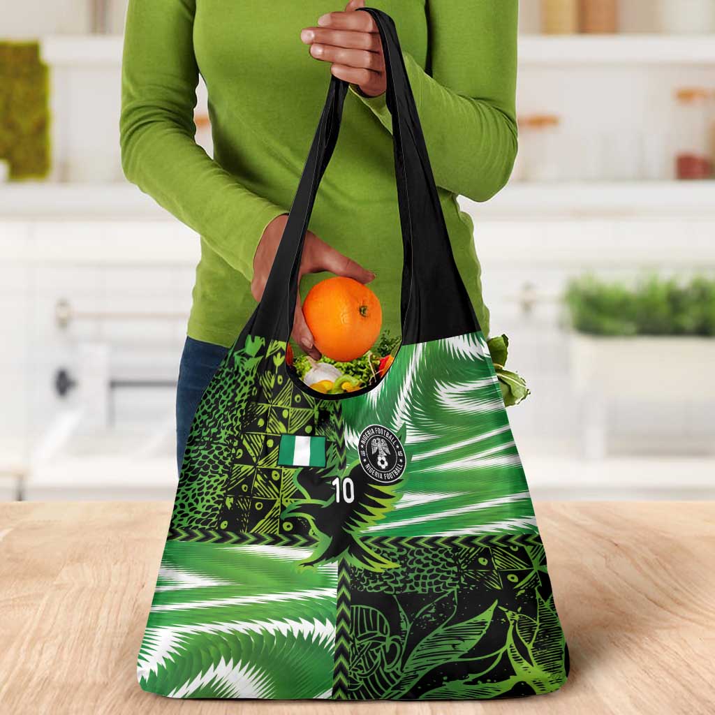 Nigeria Football Custom Grocery Bag Super Eagles-Africa Spirit - African Pride