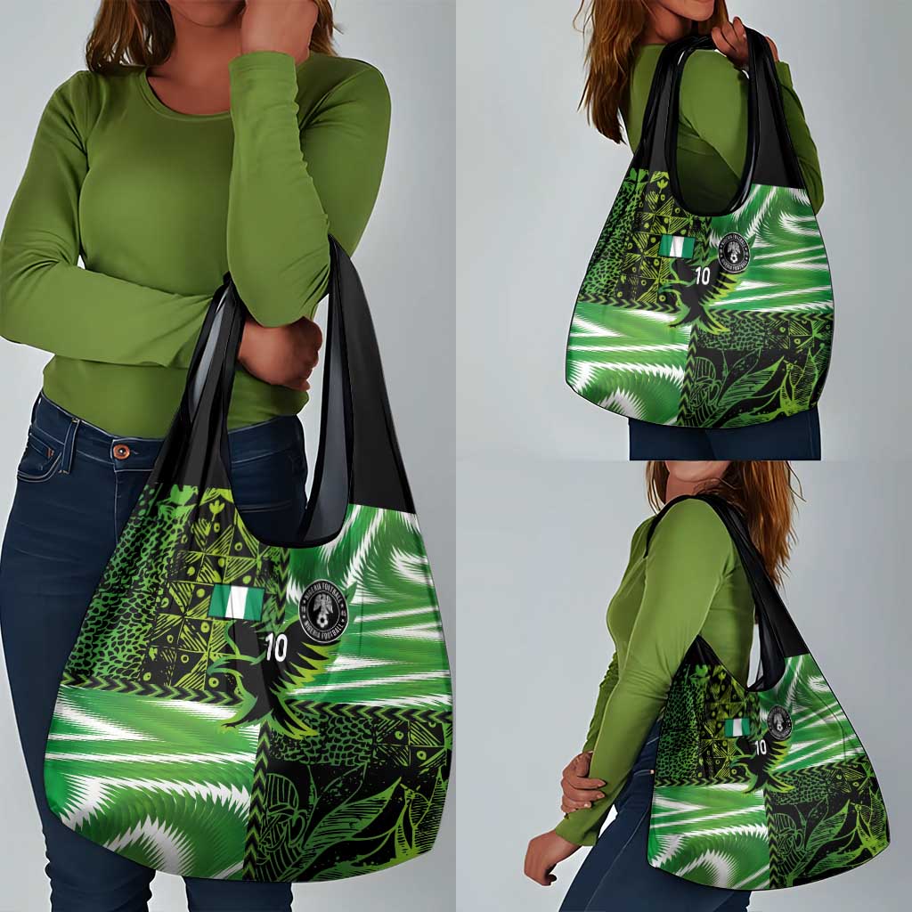 Nigeria Football Custom Grocery Bag Super Eagles-Africa Spirit - African Pride