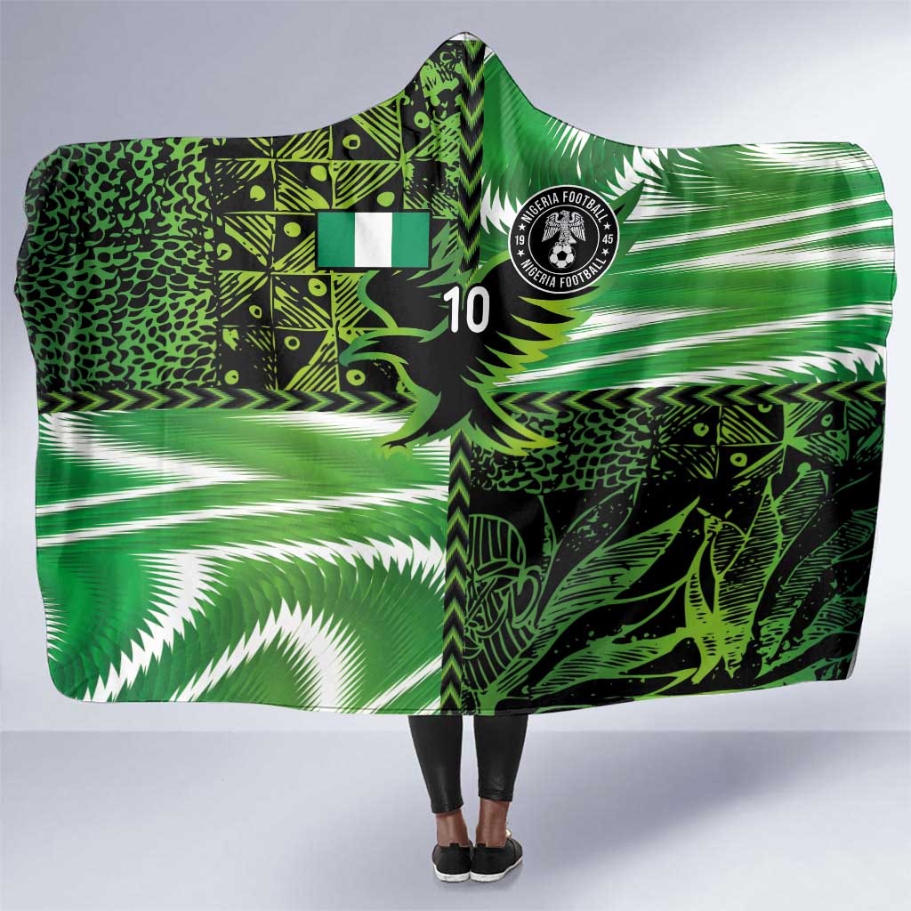 Nigeria Football Custom Hooded Blanket Super Eagles-Africa Spirit - African Pride