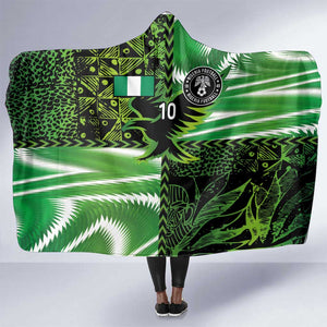 Nigeria Football Custom Hooded Blanket Super Eagles-Africa Spirit - African Pride