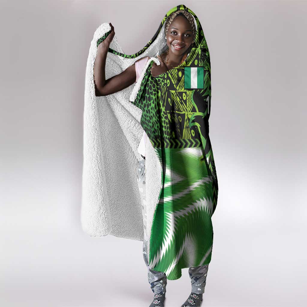 Nigeria Football Custom Hooded Blanket Super Eagles-Africa Spirit - African Pride