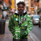 Nigeria Football Custom Hoodie Super Eagles-Africa Spirit - African Pride