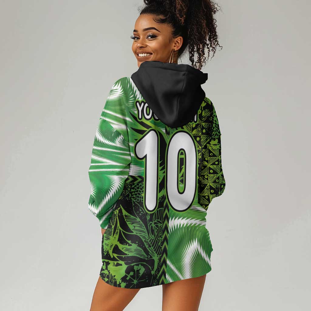 Nigeria Football Custom Hoodie Dress Super Eagles-Africa Spirit - African Pride