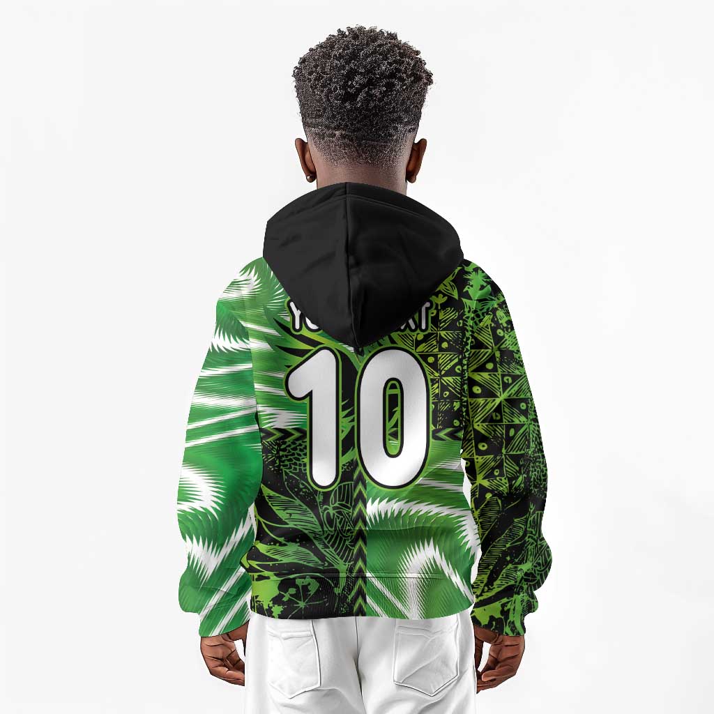 Nigeria Football Custom Kid Hoodie Super Eagles-Africa Spirit - African Pride
