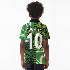 Nigeria Football Custom Kid Polo Shirt Super Eagles-Africa Spirit - African Pride