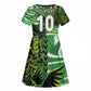 Nigeria Football Custom Kid Short Sleeve Dress Super Eagles-Africa Spirit - African Pride