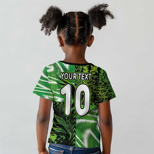 Nigeria Football Custom Kid T shirt Super Eagles-Africa Spirit - African Pride