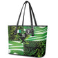 Nigeria Football Custom Leather Tote Bag Super Eagles-Africa Spirit - African Pride