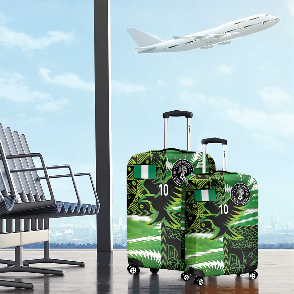 Nigeria Football Custom Luggage Cover Super Eagles-Africa Spirit - African Pride