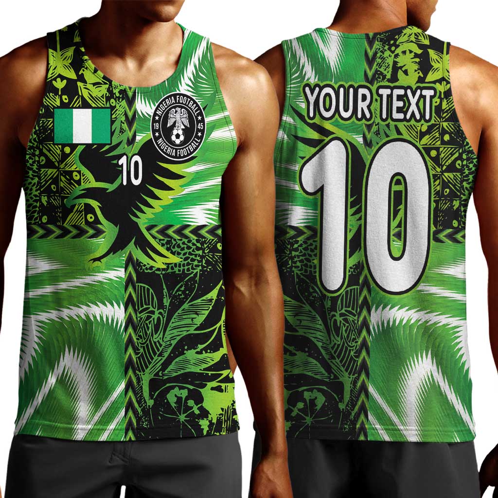 Nigeria Football Custom Men Tank Top Super Eagles-Africa Spirit - African Pride