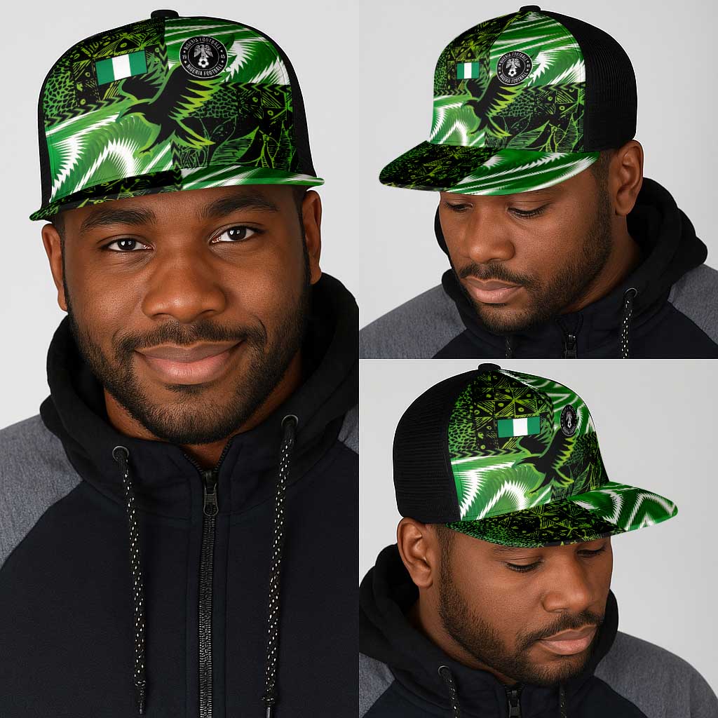Nigeria Football Mesh Trucker Cap Super Eagles-Africa Spirit - African Pride
