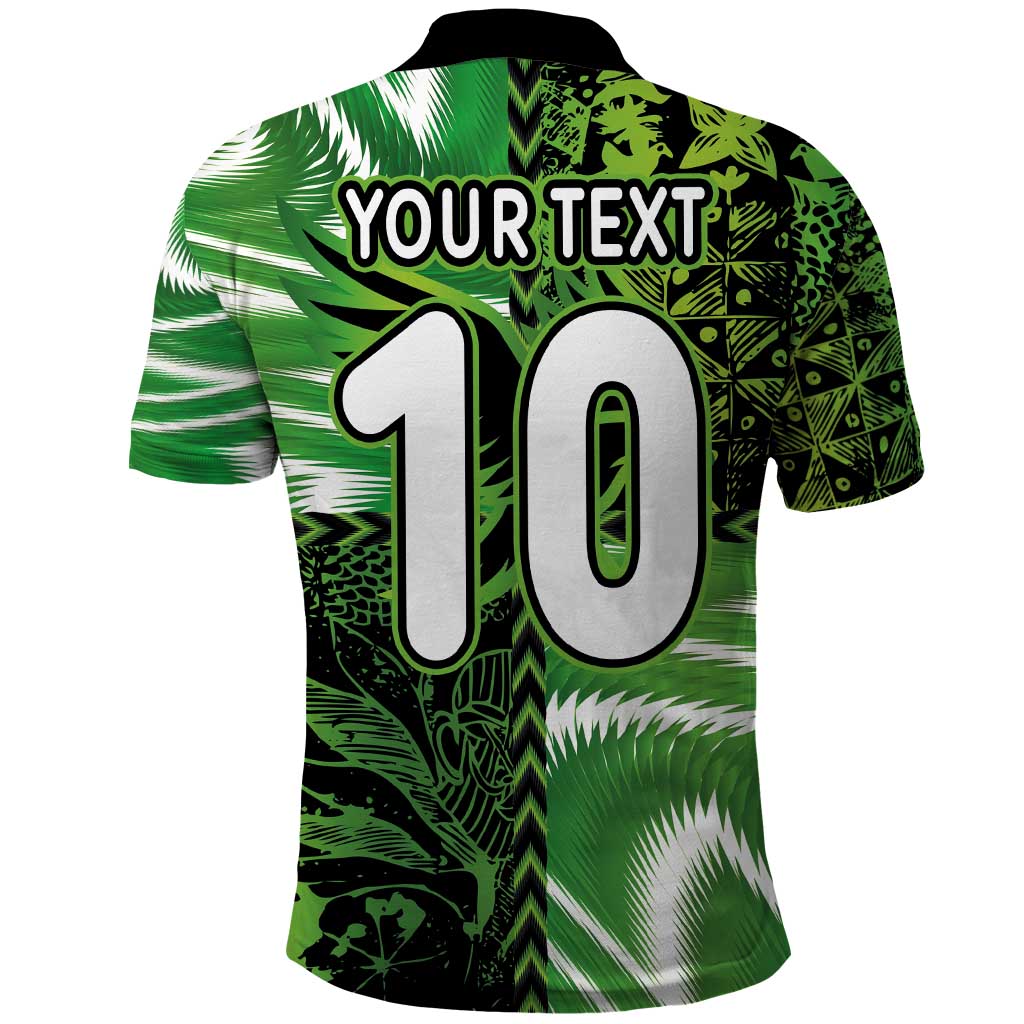 Nigeria Football Custom Polo Shirt Super Eagles-Africa Spirit - African Pride