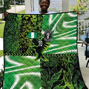 Nigeria Football Custom Quilt Super Eagles-Africa Spirit - African Pride