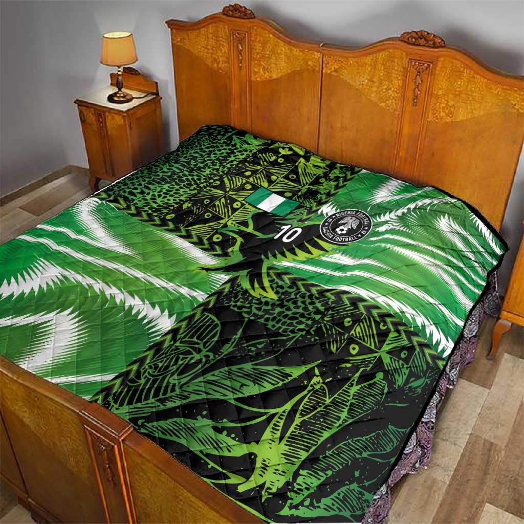 Nigeria Football Custom Quilt Super Eagles-Africa Spirit - African Pride