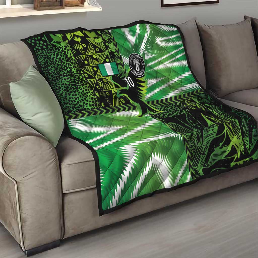 Nigeria Football Custom Quilt Super Eagles-Africa Spirit - African Pride