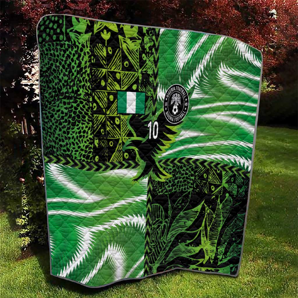 Nigeria Football Custom Quilt Super Eagles-Africa Spirit - African Pride