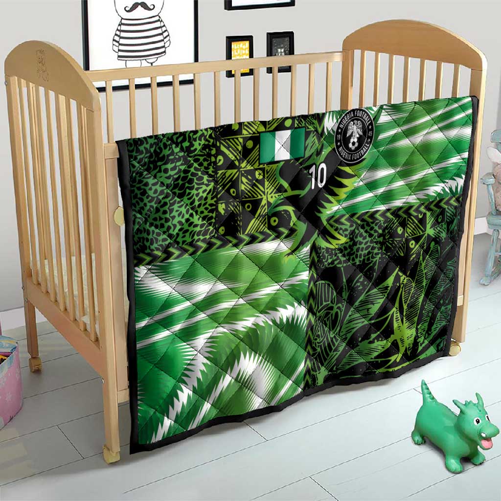 Nigeria Football Custom Quilt Super Eagles-Africa Spirit - African Pride
