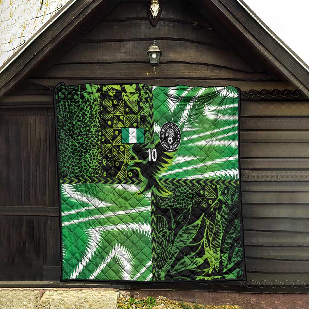 Nigeria Football Custom Quilt Super Eagles-Africa Spirit - African Pride