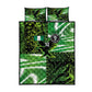 Nigeria Football Custom Quilt Bed Set Super Eagles-Africa Spirit - African Pride