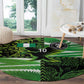 Nigeria Football Custom Round Carpet Super Eagles-Africa Spirit - African Pride