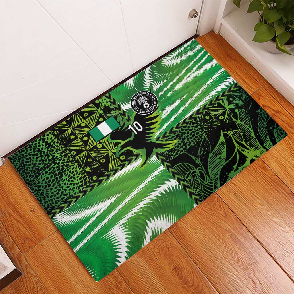 Nigeria Football Custom Rubber Doormat Super Eagles-Africa Spirit - African Pride