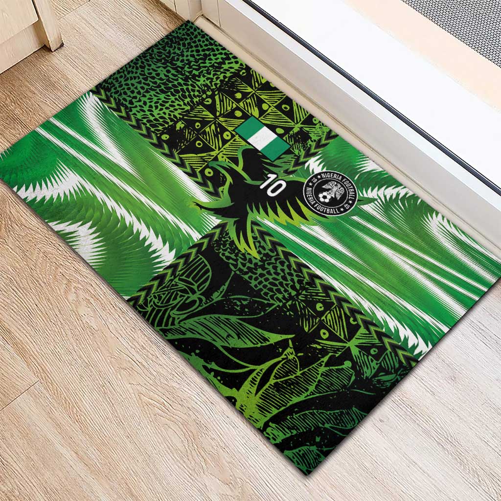 Nigeria Football Custom Rubber Doormat Super Eagles-Africa Spirit - African Pride
