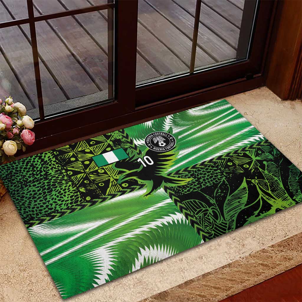 Nigeria Football Custom Rubber Doormat Super Eagles-Africa Spirit - African Pride