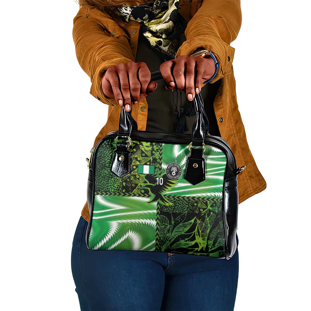 Nigeria Football Custom Shoulder Handbag Super Eagles-Africa Spirit - African Pride