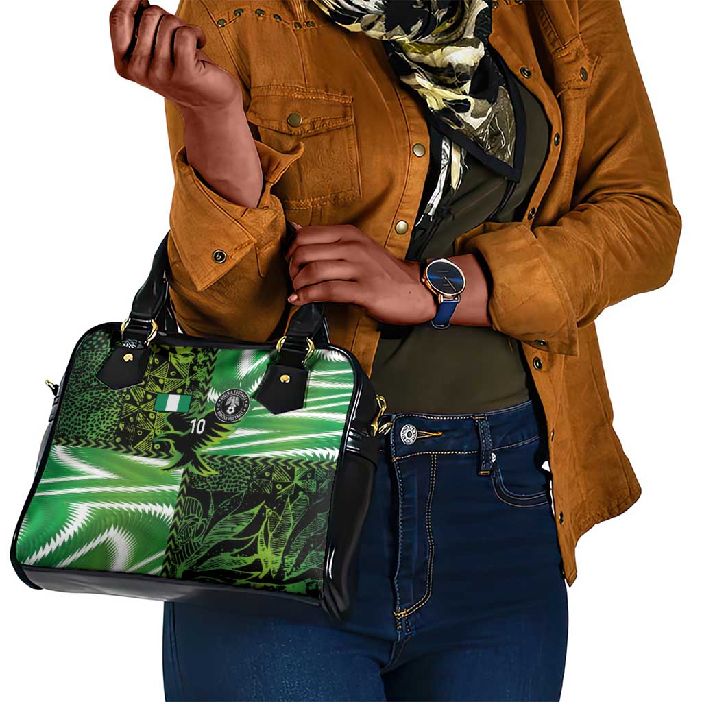 Nigeria Football Custom Shoulder Handbag Super Eagles-Africa Spirit - African Pride
