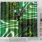 Nigeria Football Custom Shower Curtain Super Eagles-Africa Spirit - African Pride