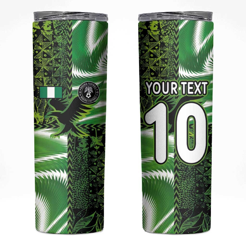 Nigeria Football Custom Skinny Tumbler Super Eagles-Africa Spirit - African Pride