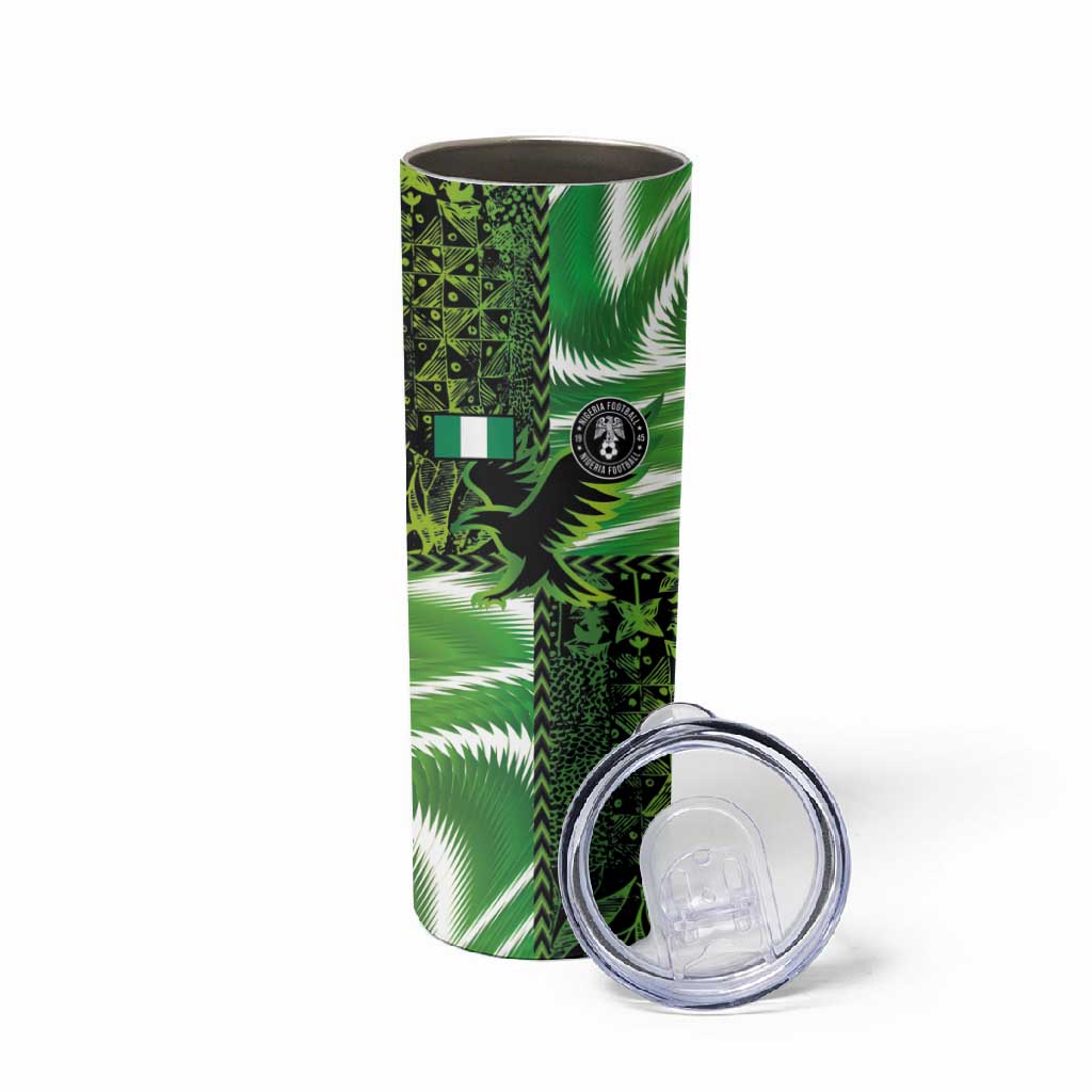 Nigeria Football Custom Skinny Tumbler Super Eagles-Africa Spirit - African Pride