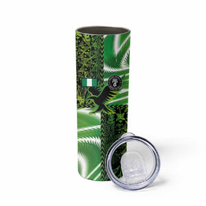 Nigeria Football Custom Skinny Tumbler Super Eagles-Africa Spirit - African Pride
