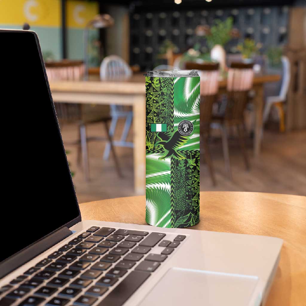 Nigeria Football Custom Skinny Tumbler Super Eagles-Africa Spirit - African Pride