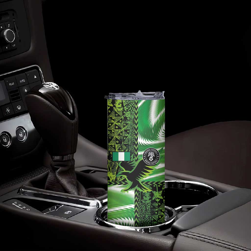 Nigeria Football Custom Skinny Tumbler Super Eagles-Africa Spirit - African Pride