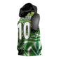 Nigeria Football Custom Sleeveless Hoodie Super Eagles-Africa Spirit - African Pride