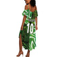 Nigeria Football Custom Summer Maxi Dress Super Eagles-Africa Spirit - African Pride