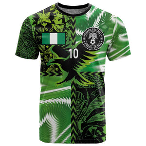 Nigeria Football Custom T shirt Super Eagles-Africa Spirit - African Pride