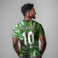 Nigeria Football Custom T shirt Super Eagles-Africa Spirit - African Pride