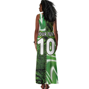 Nigeria Football Custom Tank Maxi Dress Super Eagles-Africa Spirit - African Pride