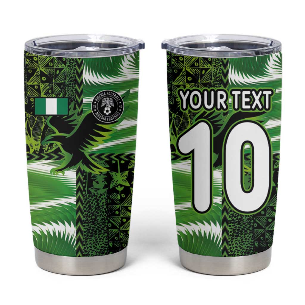 Nigeria Football Custom Tumbler Cup Super Eagles-Africa Spirit - African Pride