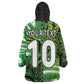 Nigeria Football Custom Wearable Blanket Hoodie Super Eagles-Africa Spirit - African Pride